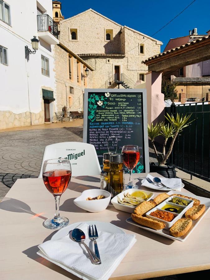 Casa Blanca Bed & Breakfast Castell De Castells Exterior foto